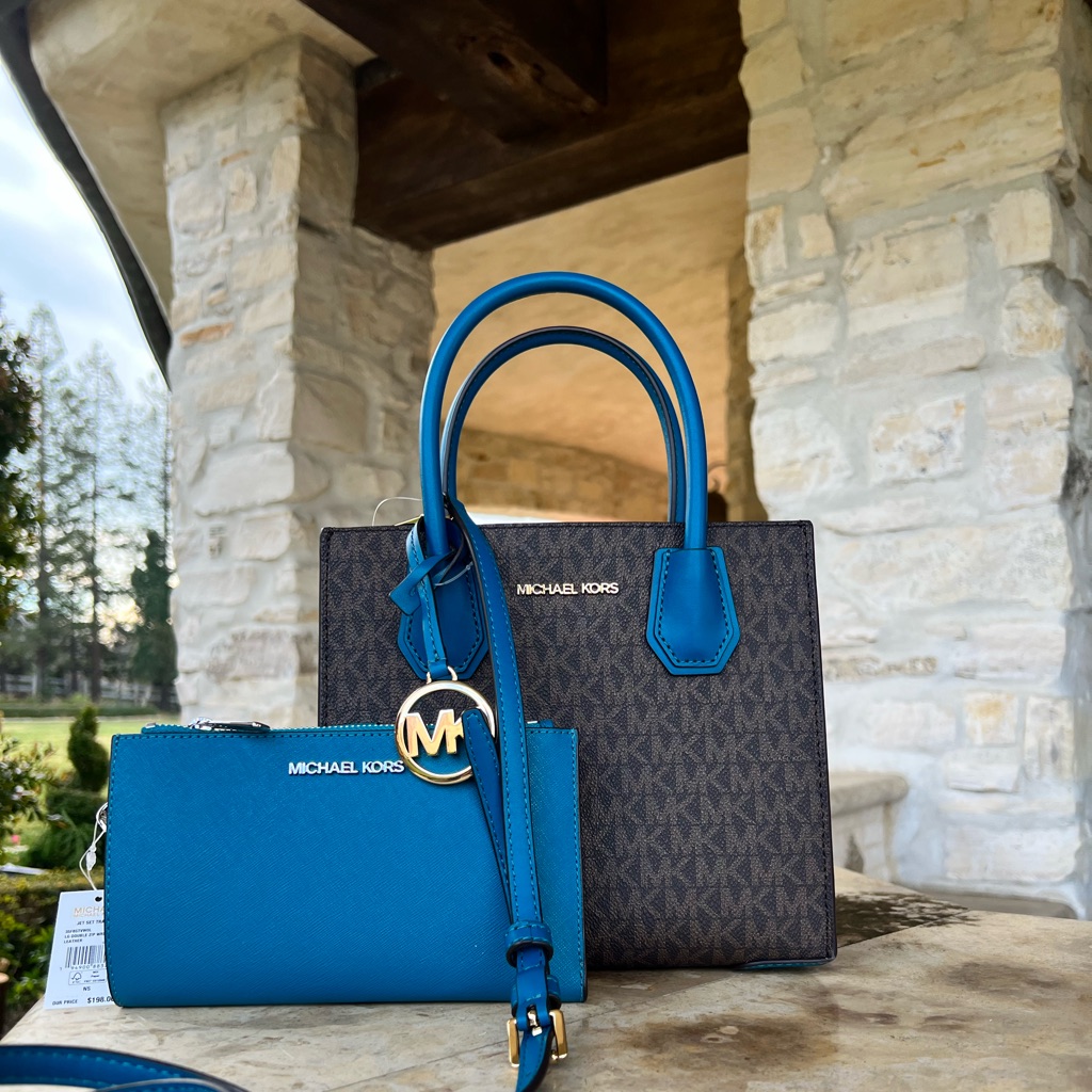 Michael Kors Mercer Small Satchel&Wallet Signature
